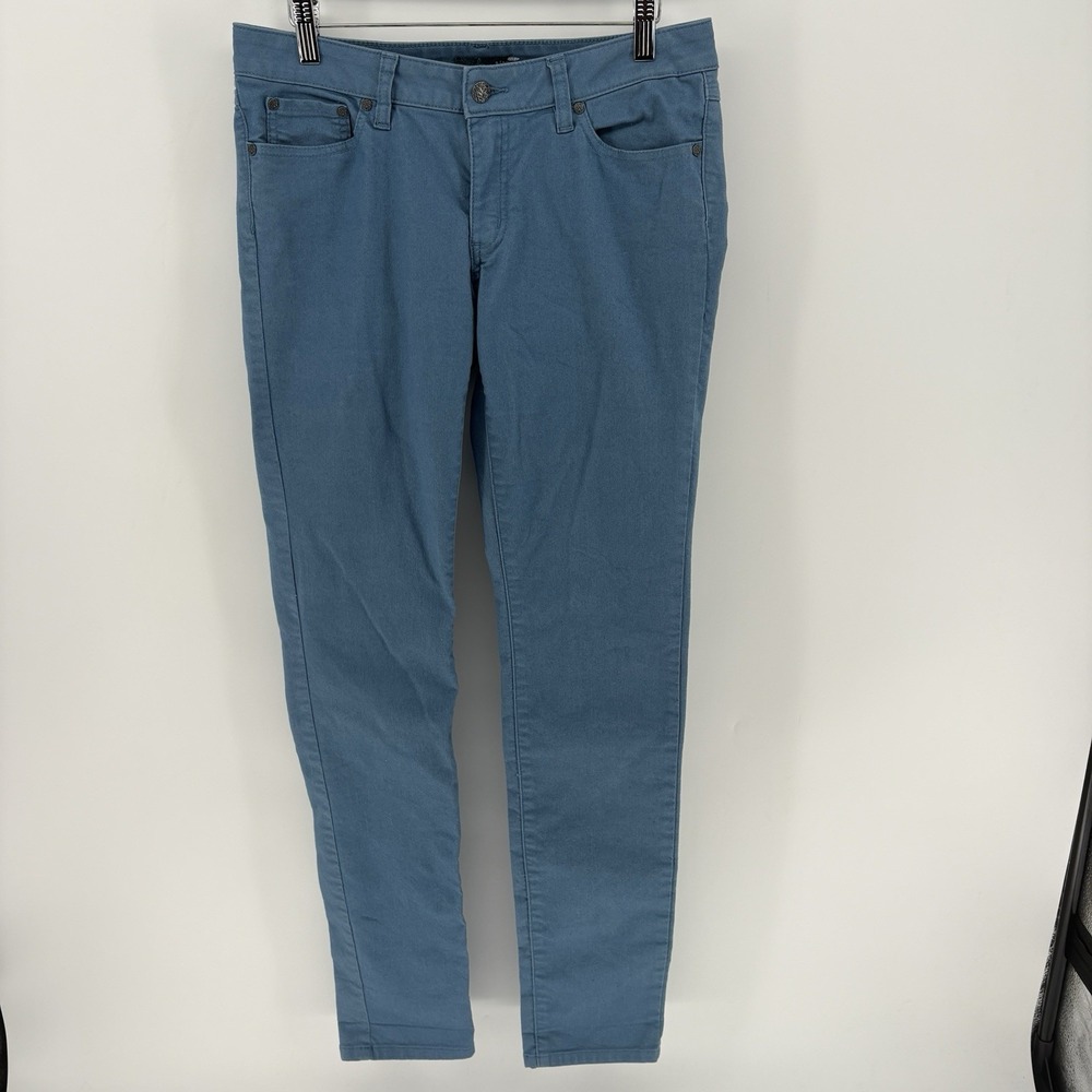 PrAna Jeans Womens 8/29 Blue Denim Kara Low Rise Skinny Stretch Organic Cotton